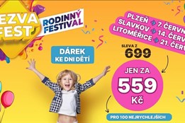 Bezva Fest naděluje dárky ke Dni dětí: Sleva 140 Kč nebo vstupenka zdarma!