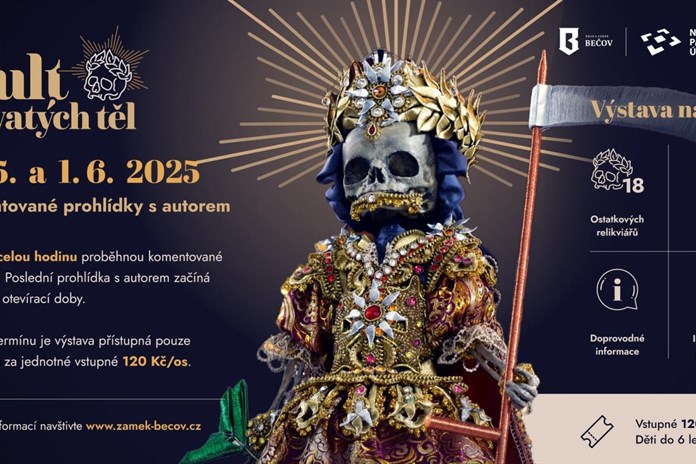 Komentované prohlídky výstavy Kult svatých těl si nenechte ujít v Bečově nad Teplou