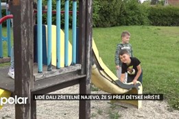 Lidé dali svými hlasy zřetelně najevo, že si přejí dětské hřiště