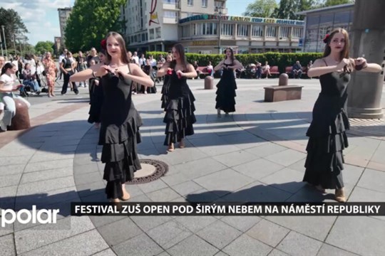 Festival ZUŠ Open pod širým nebem na náměstí Republiky v Havířově