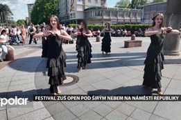 Festival ZUŠ Open pod širým nebem na náměstí Republiky v Havířově
