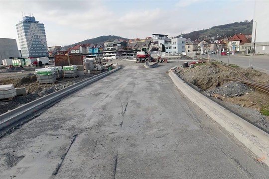 Na rekonstrukci nádraží ve Vsetíně navázala přeložka Nádražní ulice