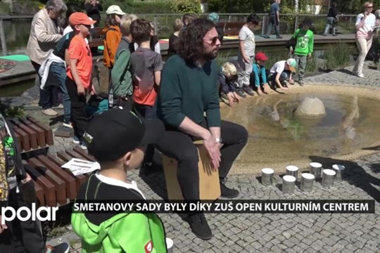Smetanovy sady byly díky ZUŠ Open kulturním centrem