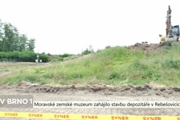 Moravské zemské muzeum zahájilo stavbu depozitáře v Rebešovicích