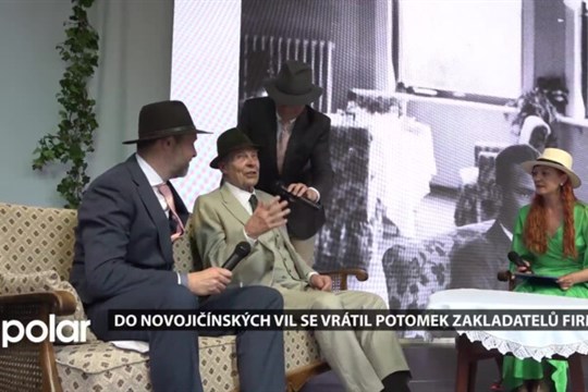 Do novojičínských vil se vrátil potomek zakladatelů kloboučnické firmy