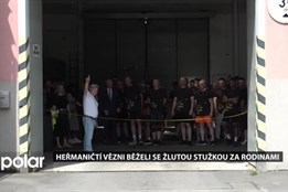 Heřmaničtí vězni běželi se žlutou stužkou za rodinami, běh odstartoval v Ostravě úplně poprvé