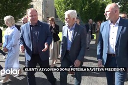 Koblovský azylový dům navštívil prezident Petr Pavel, popovídal si i s bývalými vězni