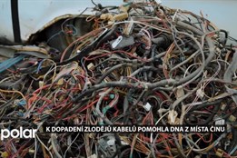 Dva muži kradli hlavně měděné kabely. Prozradilo je DNA