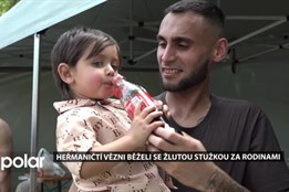 Vězni z Heřmanic se zúčastnili Běhu se žlutou stužkou, v Komenského sadech je čekaly rodiny