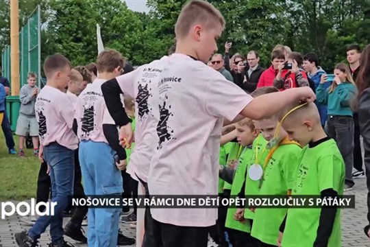 Nošovice se v rámci oslav dne dětí opět rozloučily s páťáky a přivítaly budoucí prvňáčky