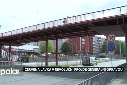 Červená lávka v Revoluční ulici ve Frýdku-Místku projde generální opravou