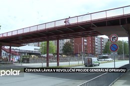Červená lávka v Revoluční ulici ve Frýdku-Místku projde generální opravou