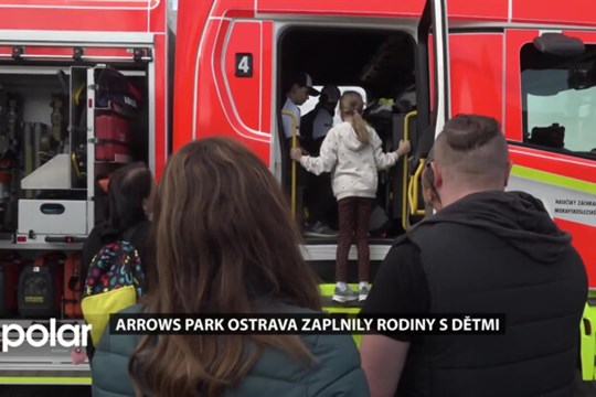 Arrows Park Ostrava ovládl Den dětí s hrdiny. Svou práci prezentovali policisté a hasiči