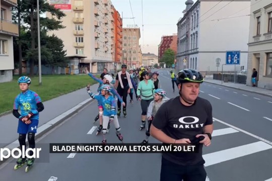 Inline vyjížďky noční Opavou letos slaví 20 let. Od roku 2005 se do nich zapojily desítky tisíc bruslařů