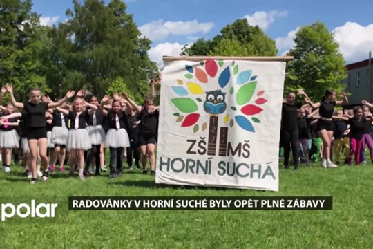 Dětský den v Horní Suché byl opět plný zábavy.