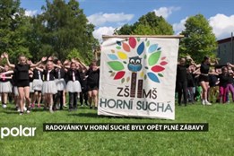 Dětský den v Horní Suché byl opět plný zábavy.