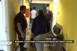 Budova s prostory k podnikání bude mít nové topení, práce probíhají s minimálním omezením provozu