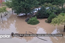 Domov Bílá Opava obdržel dar na obnovu po povodni