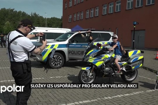 Složky IZS uspořádaly pro školáky velkou akci. V Třinci se konala už po 22