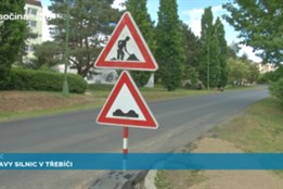 Oprava silnic v Třebíči