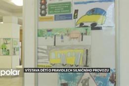 V MěDK Karviná je výstava dětí o pravidlech silničního provozu