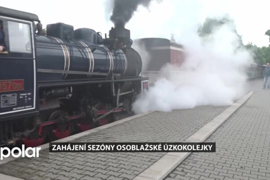 Parní vlak na Osoblažské úzkokolejce zahájil již svou 21. sezónu