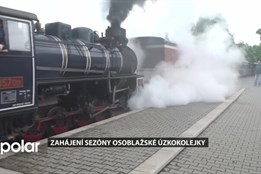 Parní vlak na Osoblažské úzkokolejce zahájil již svou 21. sezónu