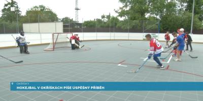 Hokejbal v Okříškách píše úspěšný příběh