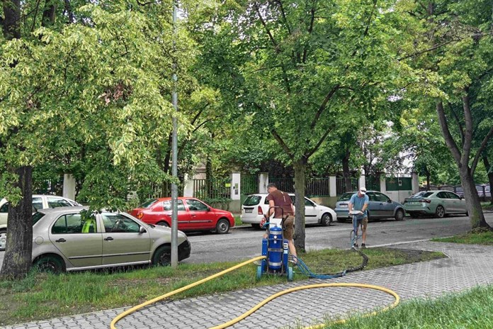 Druhá šance pro lípy na Slovanech. Pomůže jim speciální výživa ke kořenům