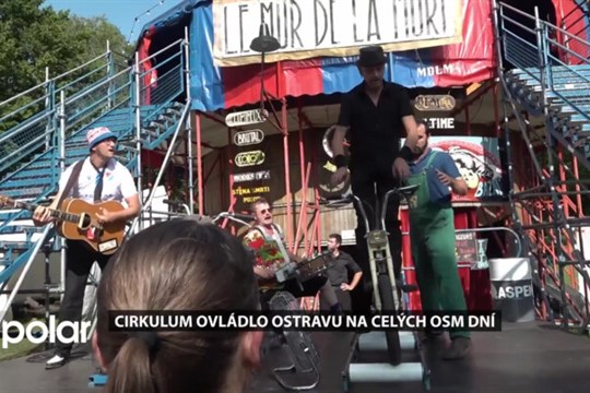 Cirkulum ovládlo Ostravu tentokrát na celých osm dní, lákalo Stěnou smrti i dalším bohatým programem