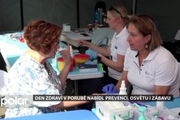 Na Alšově náměstí v Porubě se uskutečnil Den zdraví. Nabídl prevenci, osvětu i zábavu