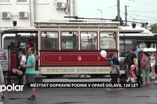 Spanilá jízda, Den otevřených dveří. Městský dopravní podnik v Opavě oslavil 120 let