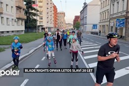 Inline vyjížďka noční Opavou letos slaví 20 let. Vůbec první se uskutečnila v roce 2005