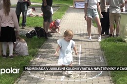 Promenáda v ostravské Jubilejní kolonii vrátila návštěvníky v čase