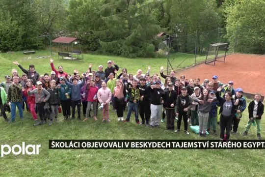 Školáci objevovali v Beskydech tajemství starého Egypta