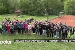 Školáci objevovali v Beskydech tajemství starého Egypta