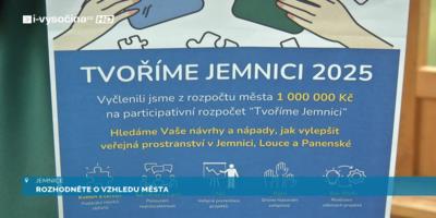 Rozhodněte o vzhledu města Jemnice