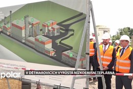Nová teplárna v Dětmarovicích bude zásobovat teplem Bohumín a Orlovou