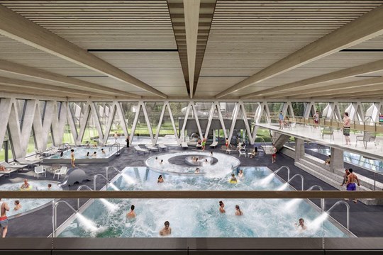 Jak bude vypadat prostějovské aquacentrum? Vizualizace napoví.
