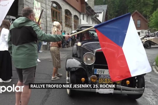 Podhorská rallye autoveteránů Trofeo Niké projela Jeseníky ve svém 25. ročníku