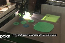 3D tiskárna pomáhá technickým službám v centru Ostravy vyrábět různé náhradní díly