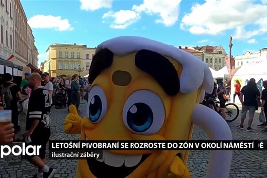 Letošní Pivobraní se rozroste do zón v okolí náměstí