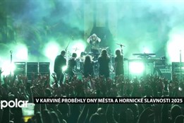 Uskutečnily se propojené Dny Karviné a Hornické slavnosti 2025, na kterých se křtila i nová hornická publikace