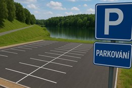 V Chodově přibyla parkovací místa pro návštěvníky Bílé vody