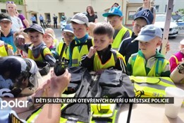 Děti si užily Den otevřených dveří u městské policie