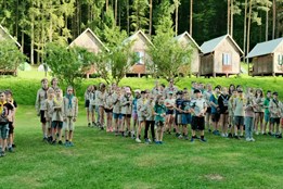 Skauti pořádali v Haluzické hájence Okresní jamboree
