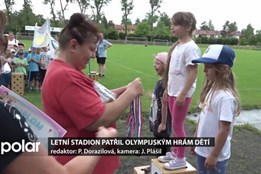 Letní stadion patřil olympijským hrám dětí z mateřinek a prvních tříd