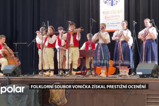 Folklorní soubor Vonička z Havířova získal prestižní ocenění