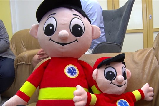 Dětem kyjovské nemocnici bude zpříjemňovat hospitalizaci Kryštůfek