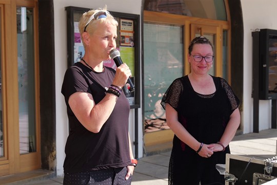 Domestici během své cyklojízdy na podporu paliativní péče zavítali do Olomouce